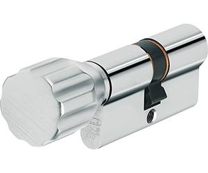 Abus KXP20SN Z45/K35 vs Cylindre de porte à bouton, Argent, Set de 5 Pièces