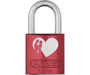 Abus LoveLock - 09750 - Cadenas en aluminium 72/40 - 1 Unité