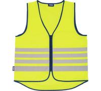 ABUS Gilet de sécurité Lumino Reflex Vest - Gilet de sécurité pour une meilleure visibilité de jour et de nuit - pour adultes - avec fermeture éclair