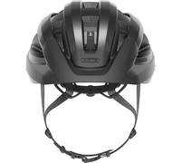 ABUS Casque de vélo de course Macator – pour débutants, pour porteurs de tresses – Noir S