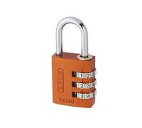 Abus Mécanique 145/30 30Mm Aluminium Cadenas À Combinaison Orange 46579 Abu14530