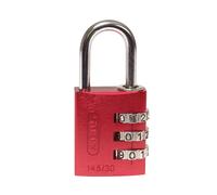Abus Mécanique 145/30 30mm Aluminium Combinaison Cadenas Red 46578 ABU14530RED