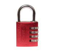 Abus Mécanique 145/40 Cadenas À Combinaison En Aluminium Rouge 48829 ABU14540RED