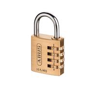 Abus Mécanique 165/40 40mm Laiton Massif Corps Combinaison Cadenas (4-Digit)