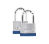 Abus Mécanique 50Mm Argent Rock™ 5 Cadenas Pack Jumeau Abu550Tc