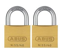 Abus Mécanique 55/40Mm Cadenas En Laiton Paquet De Deux ABU5540TC