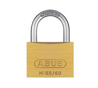 Abus Mécanique 55/60Mm Cadenas En Laiton Sur Carte AbU5560C