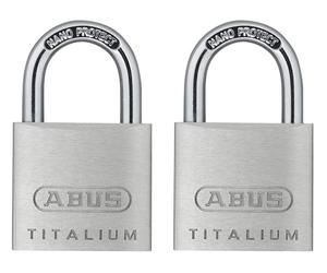 Abus Mécanique 64TI/30Mm Titalium™ Cadenas En Paquet Jumeau Abu64Ti30Tc
