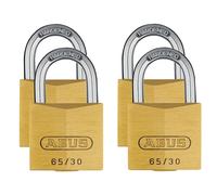 Abus Mécanique 65/30Mm Cadenas En Laiton Pack De Quatre ABU6530QPK
