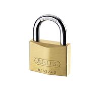 Abus Mécanique 65/40Mm Cadenas En Laiton À Clé Maîtresse Mk65401 Abu6540Mk01