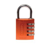 ABUS Cadenas à combinaison 145/40 Orange - Cadenas pour valises, casiers et bien plus encore. - Cadenas en aluminium - code numérique réglable individuellement - niveau de sécurité ABUS 4