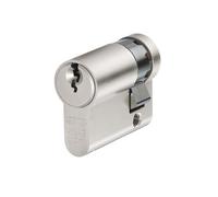 Abus Mécanique E60NP Euro Demi-Cylindre Nickel Perle 10Mm / 50Mm Boîte ABUE60N10