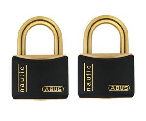 Abus Mécanique T84MB/40mm Noir Anti-rouille Cadenas Paquet Double sur Carte