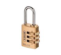 ABUS Cadenas à combinaison 165/20 Laiton 20mm Code réglable Valises/Casiers Sécurité 3