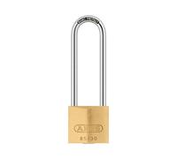 ABUS Cadenas en laiton 65/30BH60 à anse haute - Serrure de cave, de casier, etc. - corps de serrure en laiton - anse en acier trempé - niveau de sécurité ABUS 4