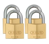 ABUS Mechanical - Cadenas en laiton 65/40mm Pack de quatre