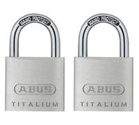 Abus 64TI/30_Twins Cadenas, Gris, Set de 2