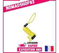 ABUS Memory Cable Câble de Rappel Antivol Disque Moto Jaune Sécurité