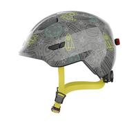 Abus Mixte Smiley 3.0 Led Casque de v lo, Gris (grey space), S (45-50 cm) EU