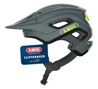 ABUS MTB-Helm Cliffhanger - Casque de vélo pour les trails exigeants - avec de grandes ouvertures d'aération & système de lanières TriVider - pour femmes et hommes