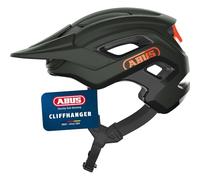 ABUS MTB-Helm Cliffhanger - Casque de vélo pour les trails exigeants - avec de grandes ouvertures d'aération & système de lanières TriVider - pour femmes et hommes