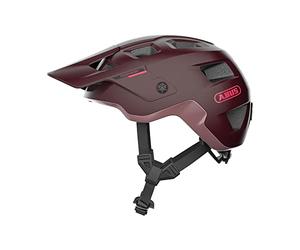 ABUS MTB-Helm MoDrop - casque de vélo robuste avec une bonne ventilation pour les VTTistes - ajustement individuel - unisexe - rouge foncé, taille S