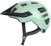 ABUS MTB-Helm MoTrip - Casque de vélo robuste avec visière réglable en hauteur pour VTT - ajustement individuel - unisexe - Vert menthe brillant, taille S (51-55 cm ?)