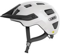 ABUS MTB-Helm MoTrip MIPS - Casque de vélo pour une initiation sûre au VTT - avec protection contre les chocs - pour femmes et hommes - Blanc Brillant, Taille S (51-55 cm)
