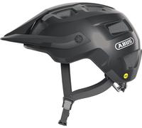 ABUS MTB-Helm MoTrip MIPS - Casque de vélo pour une initiation sûre au VTT - avec protection contre les chocs - pour femmes et hommes - Noir Brillant, Taille M (54-58 cm)