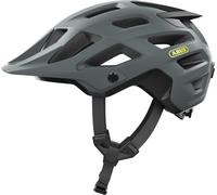 ABUS MTB-Helm Moventor 2.0 - Casque de vélo confortable pour le tout-terrain - Casque All-Mountain - pour femmes et hommes - Gris Mat, Taille S (51-55 cm)