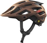 ABUS MTB-Helm Moventor 2.0 MIPS - Casque de vélo avec protection contre les chocs pour l'utilisation tout-terrain en VTT - Casque All-Mountain pour femmes et hommes - Cuivre Mat, Taille S (51-55 cm)