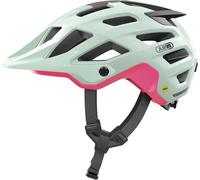 ABUS MTB-Helm Moventor 2.0 MIPS - Casque de vélo avec protection contre les chocs pour une utilisation tout-terrain en VTT - Casque All-Mountain pour femmes et hommes - Mint, taille S (51-55 cm)
