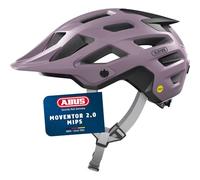 ABUS MTB-Helm Moventor 2.0 MIPS, Casque vélo en Violet, Taille S