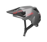 ABUS MTB-Helm YouDrop - Casque de vélo pour enfants et adolescents - pour le quotidien ou les tours sur le terrain - avec place pour une tresse - Argent, taille S