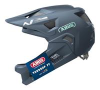 ABUS MTB-Helm YouDrop FF - Casque Fullface pour enfants et adolescents - pour l'initiation au VTT - avec mentonnière amovible