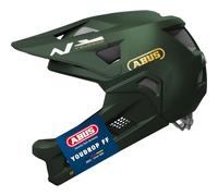 ABUS MTB-Helm YouDrop FF - Casque Fullface pour enfants et adolescents - pour l'initiation au VTT - avec mentonnière amovible