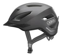 ABUS Casque de ville Pedelec 2.0 - Casque de vélo avec feu arrière et capuche de pluie - pour le trafic urbain - pour femmes et hommes