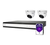 ABUS Performance Line TVVR33622D analogique, AHD Set pour caméra de surveillance 6 canaux avec 2 caméras 1920 x 1080 pixels 1 TB G