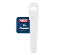 ABUS Poignée de Fenêtre FG50 - Serrure de Fenêtre avec Bouton-poussoir Verrouillable - Niveau de Sécurité 3 - 78773 - Blanc