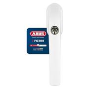 ABUS Poignée de Fenêtre Verrouillable FG300 AL0145 - Bouton de Fenêtre avec Cylindre Poussoir, à Verrouillage Identique - Niveau de Sécurité 5 - 37380 - Blanc
