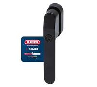 ABUS Poignée de fenêtre verrouillable FG400 - Avec cylindre de pression et clé - Sécurité enfant et protection anti-effraction - Ajustement universel - Fermeture identique AL0125 - Niveau de sécurité