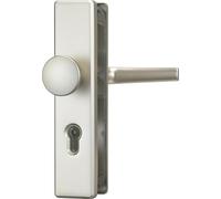 ABUS Poignée de sécurité et garniture de protection pour porte Modèle KLS114 F2 - Robuste et fiable, Poignée en maillechort