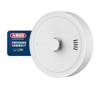 ABUS Détecteur de Chaleur sans Fil ABUS Prevaro Connect - détecteur de Chaleur réseau sans Fil pour Cuisine, Salle de Bain, Garage et Cave - avec Batterie de 10 Ans, Gros Bouton de Test