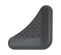 ABUS Protection d'angle Denny Protection d'angle pour bébés et enfants - convient pour les tables et les coins de meubles - montage par collage - 4 pièces - noir - 76966