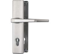 ABUS Raccord de sécurité de porte en acier inoxydable 31699 à double poignée HLS214 F9 (L'emballage peut varier)