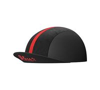 ABUS Race Cap - casquette stylée avec bande sweat - protège du soleil, des insectes et de la transpiration - s'adapte sous le casque de vélo de course - femmes et hommes - noir, taille S