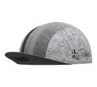 ABUS Race Cap - casquette stylée avec bande sweat - protège du soleil, des insectes et de la transpiration - s'adapte sous le casque de vélo de course - femmes et hommes - blanc, taille S