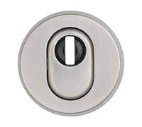 Abus RHZS415 ER SB 12541 Bague de protection en acier inoxydable avec protection de cylindre pour porte en bois