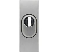Abus RSZS316 ER SB 12543 en acier inoxydable avec protection de cylindre pour porte en métal G