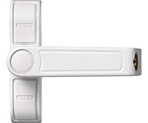ABUS Sécurité supplémentaire pour fenêtre 2410 AL0089 - Serrure de sécurité avec verrou pivotant pour fenêtres à un vantail - Fermeture identique - Niveau de sécurité ABUS 6 - 89625 - Blanc